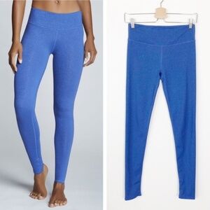 FABLETICS // heather blue full length leggings